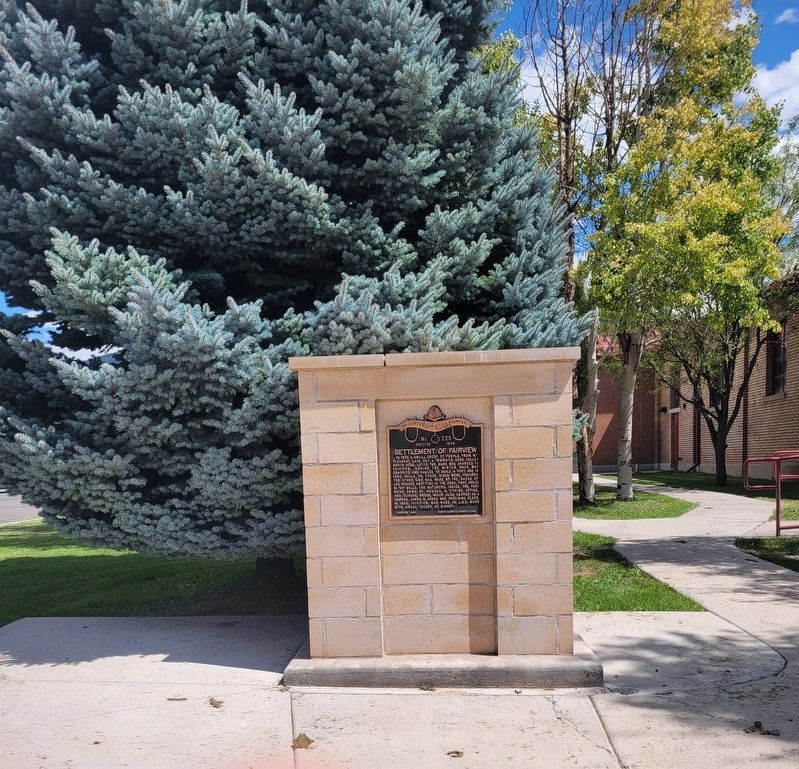 Settlement of Fairview Marker. Click for full size. Settlement of Fairview Marker image. Click for full size.