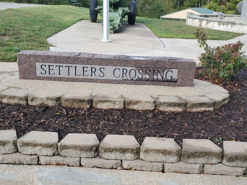 Settler's Park Crossing at top right of picture. Click for full size. Settler's Park Crossing at top right of picture image. Click for full size.