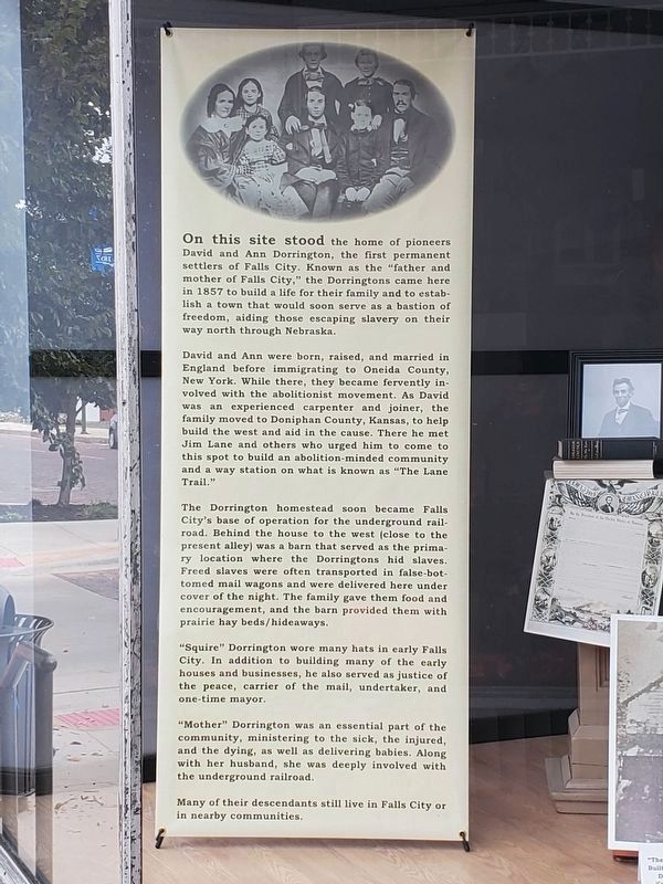 Dorrington House display in the Collection Museum window. Click for full size. Dorrington House display in the Collection Museum window image. Click for full size.