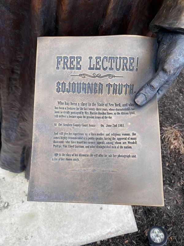 Advertisement for "Free Lecture" image. Click for full size.