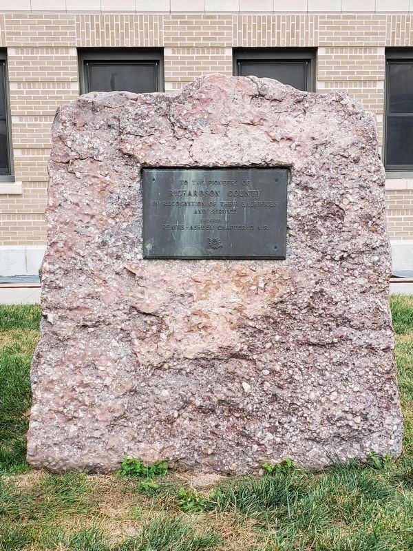 The Pioneers of Richardson County Marker image. Click for full size.