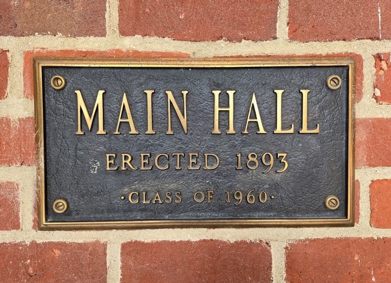 Main Hall Marker image. Click for full size.