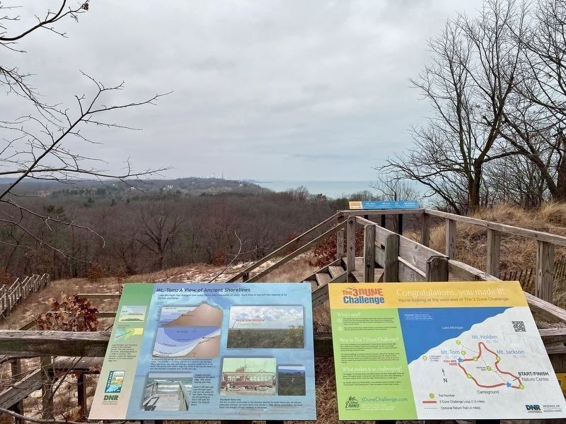 Marker on a platform at the top of Mt. Tom. Click for full size. Marker on a platform at the top of Mt. Tom image. Click for full size.