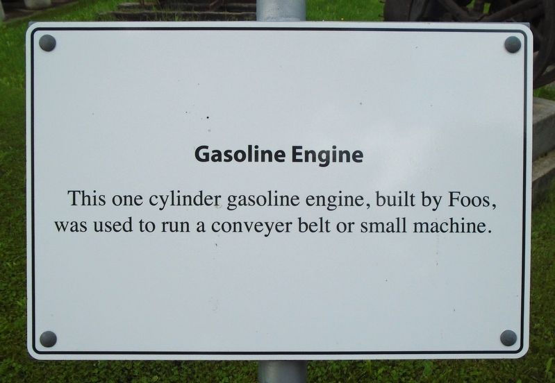 Gasoline Engine Marker image. Click for full size.