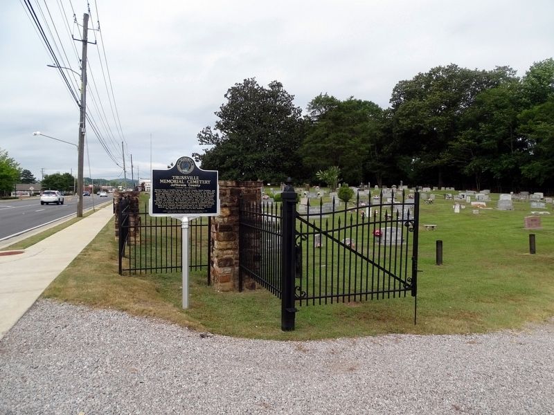 Trussville Memorial Cemetery Marker image. Click for full size.
