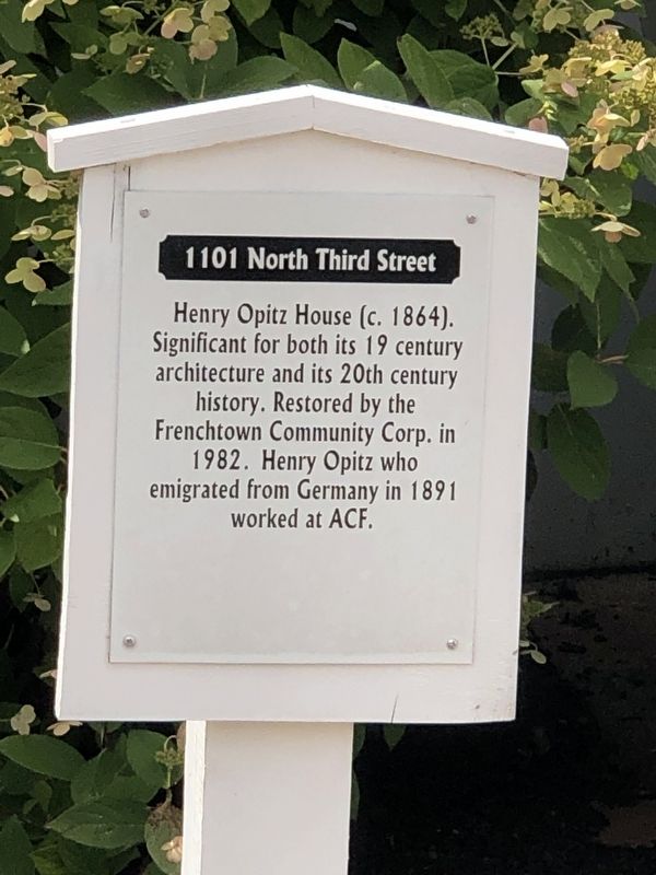 1101 North Third Street Marker image. Click for full size.