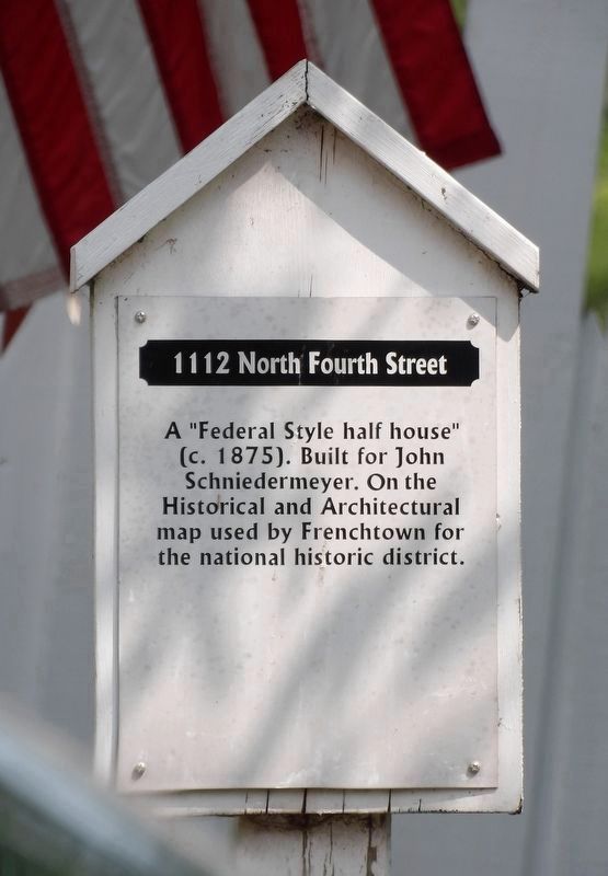 1112 North Fourth Street Marker image. Click for full size.