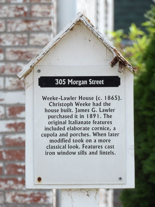 305 Morgan Street Marker image. Click for full size.