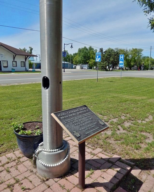 Royal Canadian Legion Marker image. Click for full size.
