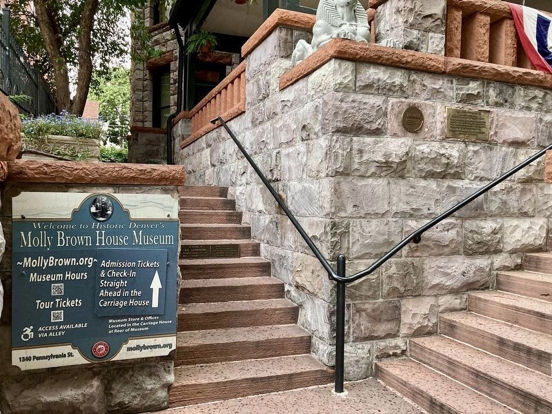 Molly Brown House Markers. Click for full size. Molly Brown House Markers image. Click for full size.