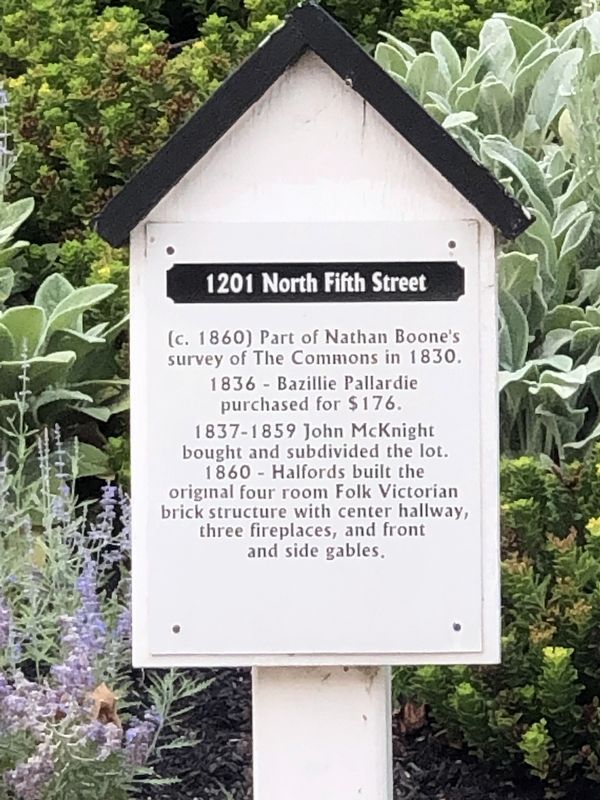 1201 North Fifth Street Marker image. Click for full size.