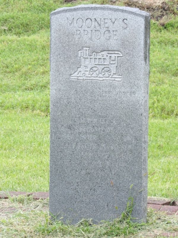 Mooney's Bridge Marker image. Click for full size.