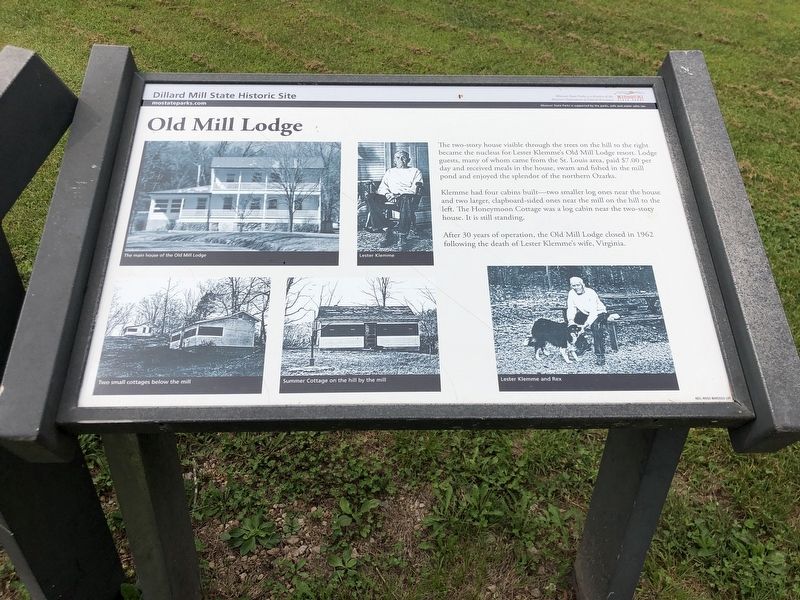Old Mill Lodge Marker image. Click for full size.