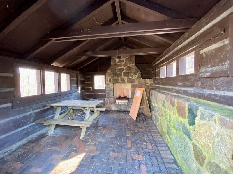 Inside the Spring Shelter image. Click for full size.