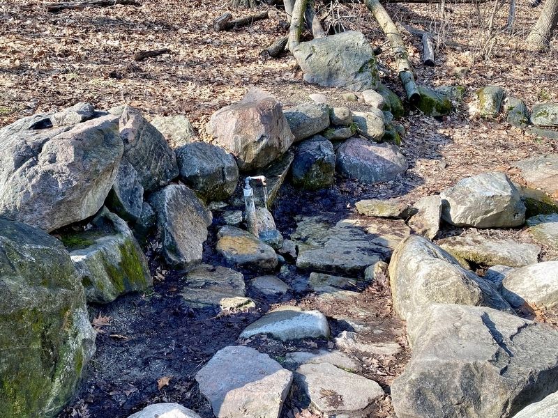 Artesian Spring for which the shelter was named image. Click for full size.