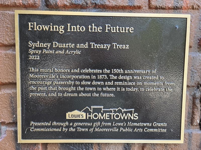 Flowing into the Future Marker image. Click for full size.