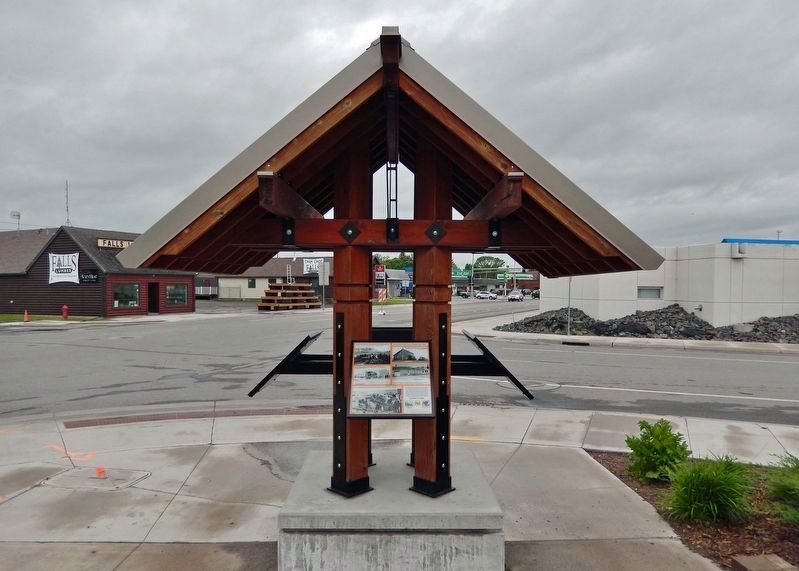 International Falls Passenger Rail Marker. Click for full size. International Falls Passenger Rail Marker image. Click for full size.