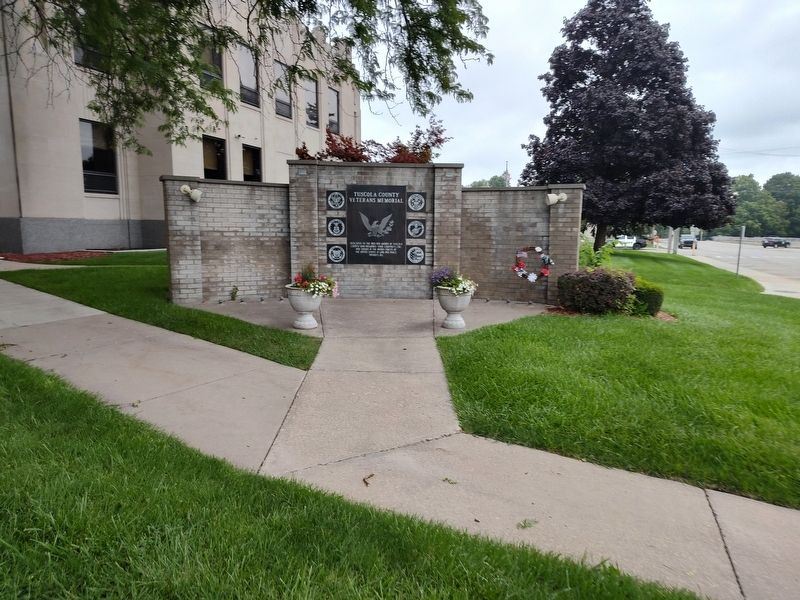Tuscola County Veterans Memorial. Click for full size. Tuscola County Veterans Memorial image. Click for full size.