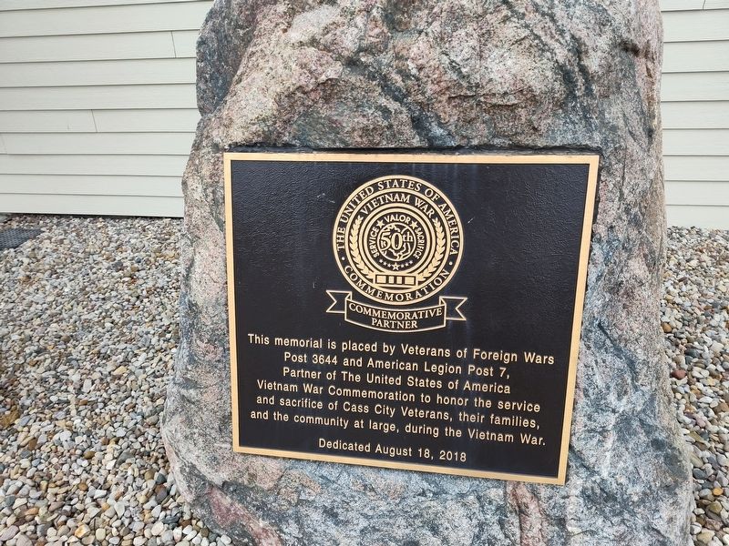 The United States Of America Commemoration Vietnam War 50th Marker. Click for full size. The United States Of America Commemoration Vietnam War 50th Marker image. Click for full size.