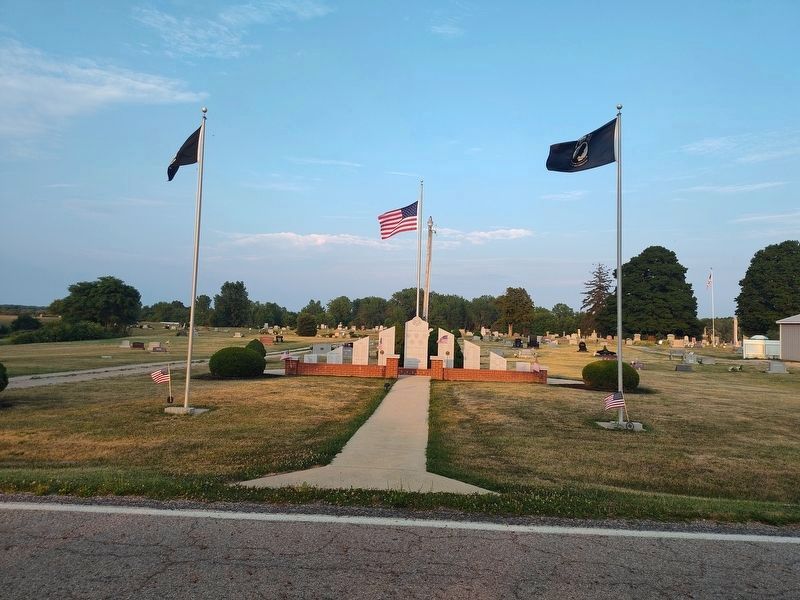 In Memory of All Who Served Marker image. Click for full size.