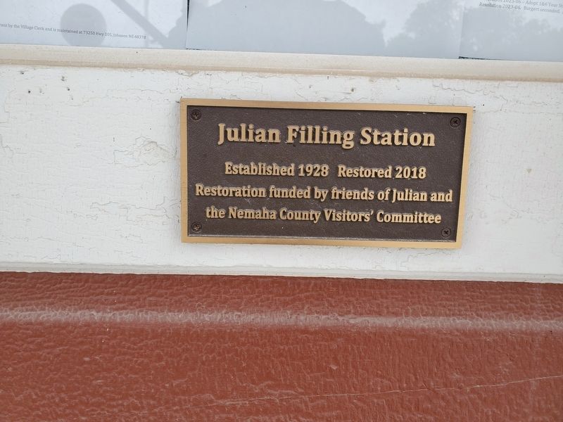 Julian Filling Station Marker. Click for full size. Julian Filling Station Marker image. Click for full size.