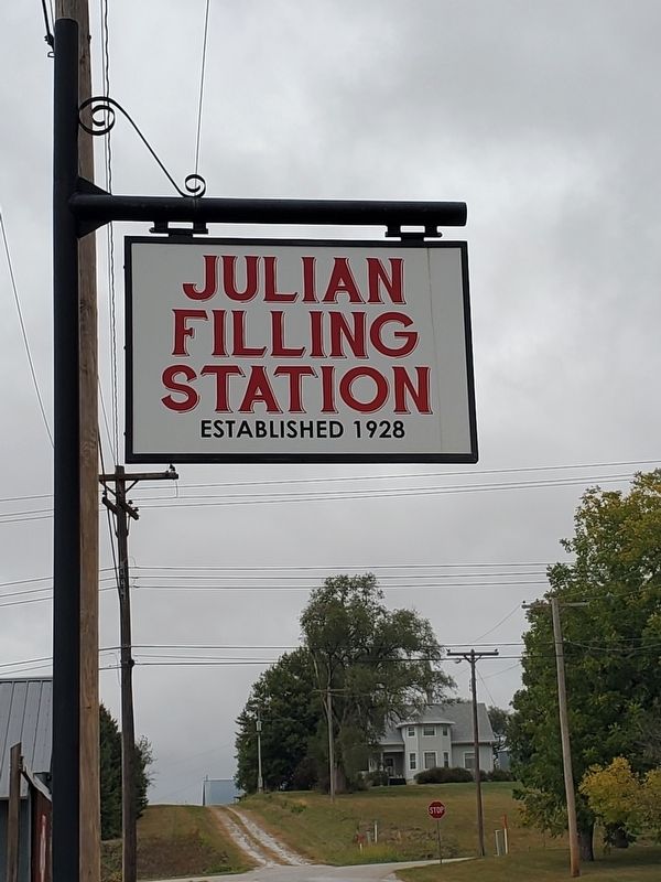 Julian Filling Station Sign. Click for full size. Julian Filling Station Sign image. Click for full size.
