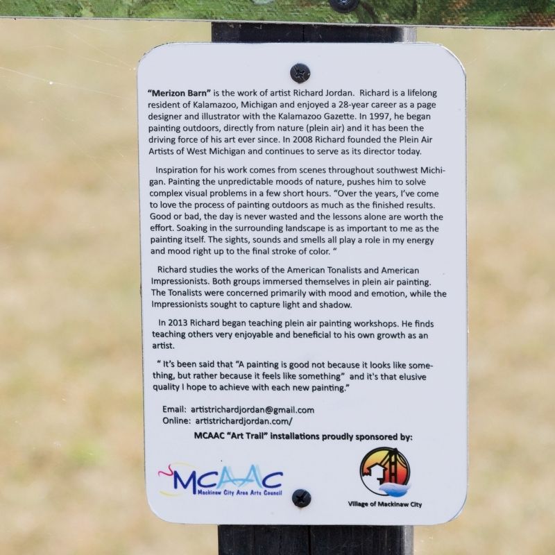 “Merizon Barn” Marker. Click for full size. “Merizon Barn” Marker image. Click for full size.