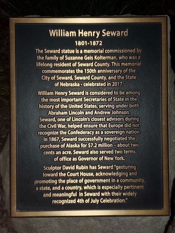 William Henry Seward Marker image. Click for full size.