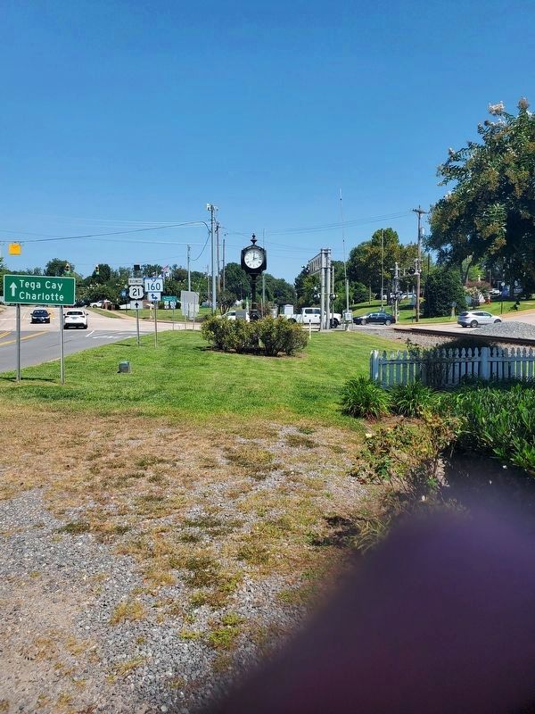 Clock by Fort Mill Marker. Click for full size. Clock by Fort Mill Marker image. Click for full size.