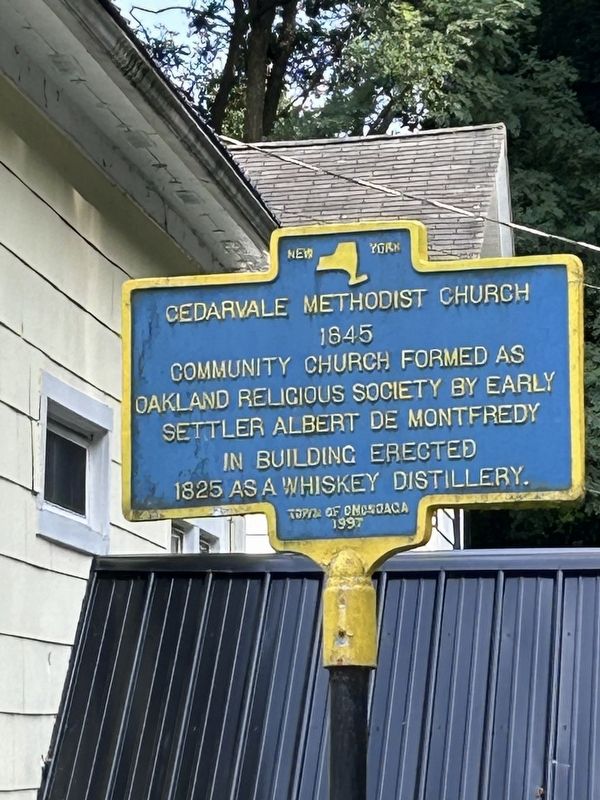 Cedarvale Methodist Church Marker image. Click for full size.