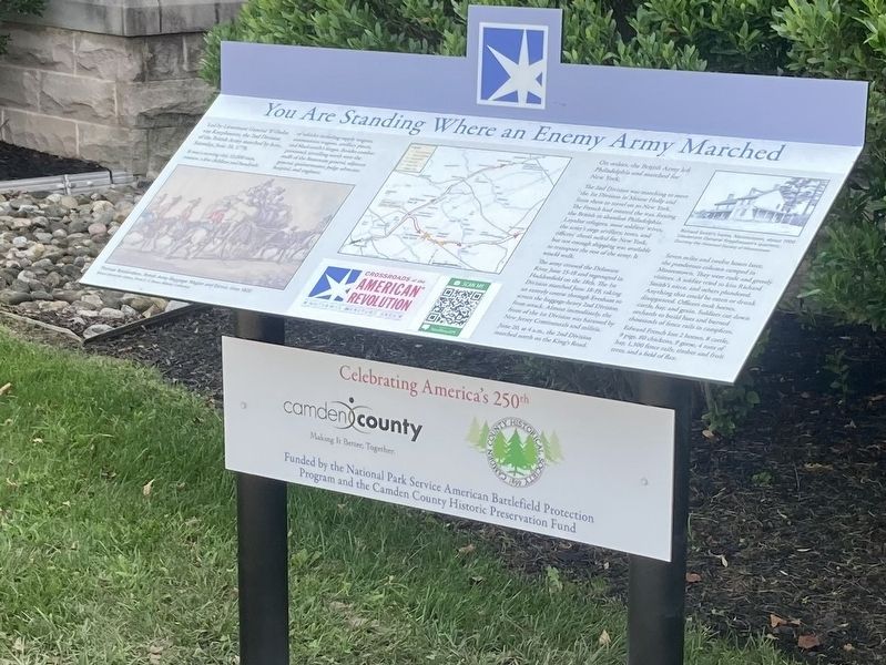 You Are Standing Where an Enemy Marched Marker. Click for full size. You Are Standing Where an Enemy Marched Marker image. Click for full size.