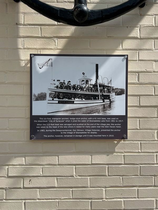 Steamboat Anchor Marker image. Click for full size.