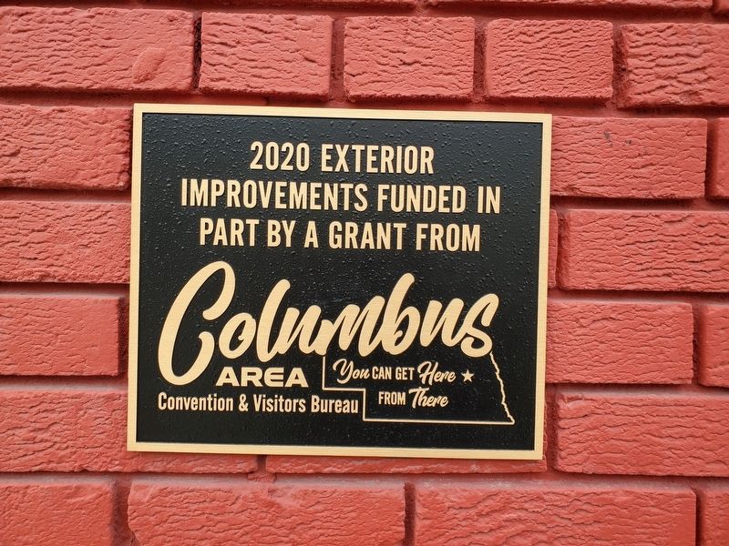 Acknowledgement plaque. Click for full size. Acknowledgement plaque image. Click for full size.