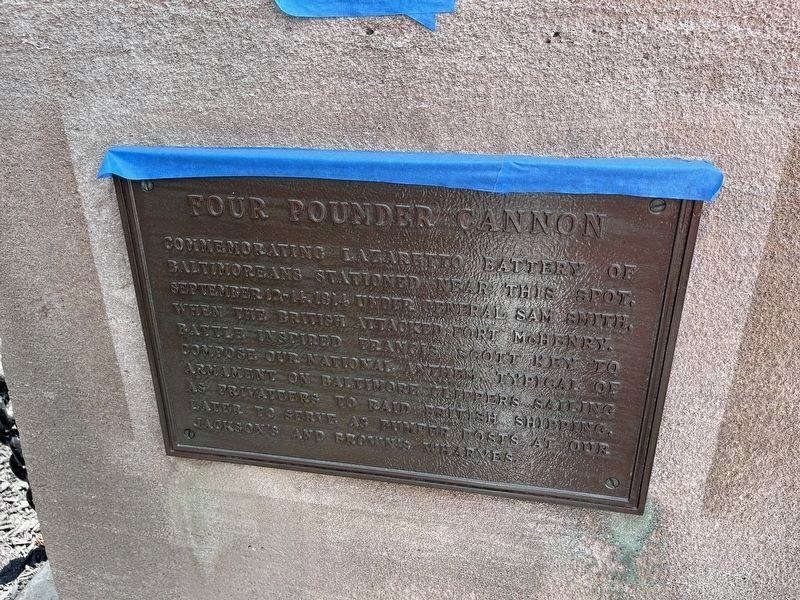 Four Pounder Cannon Marker. Click for full size. Four Pounder Cannon Marker image. Click for full size.