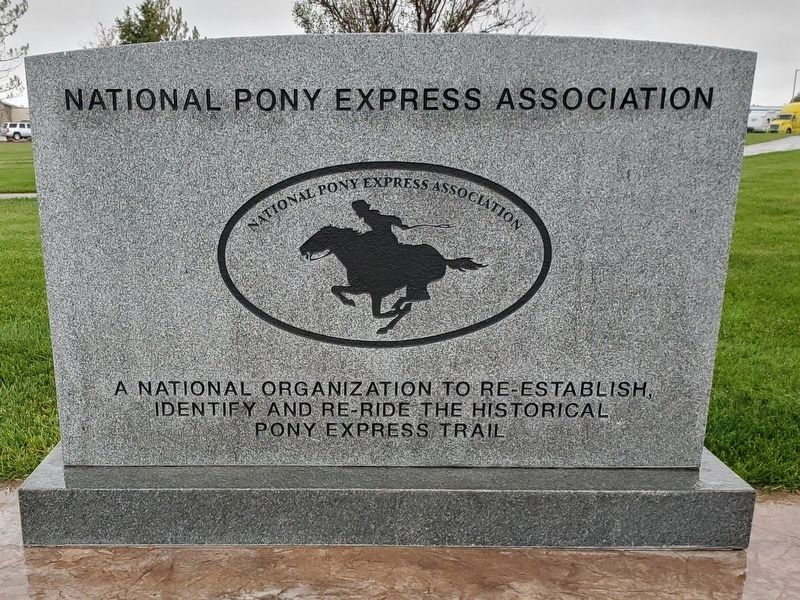 National Pony Express Association. Click for full size. National Pony Express Association image. Click for full size.