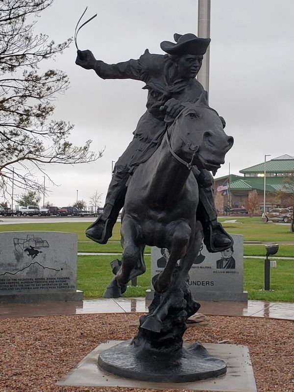Pony Express Statue. Click for full size. Pony Express Statue image. Click for full size.