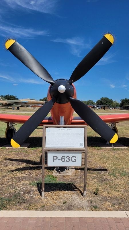 P-63G "King Cobra" and Marker. Click for full size. P-63G "King Cobra" and Marker image. Click for full size.