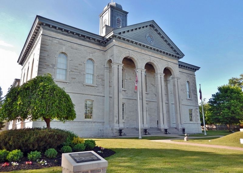 County of Lennox and Addington Court House and Campus Marker. Click for full size. County of Lennox and Addington Court House and Campus Marker image. Click for full size.