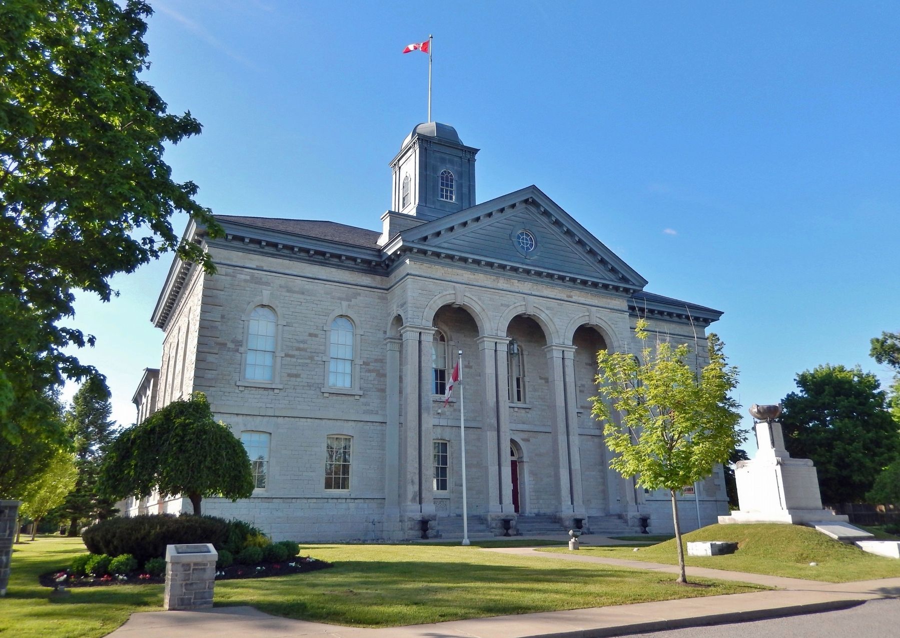 County of Lennox and Addington Court House (<i>southwest elevation</i>). Click for full size. County of Lennox and Addington Court House (<i>southwest elevation</i>) image. Click for full size.