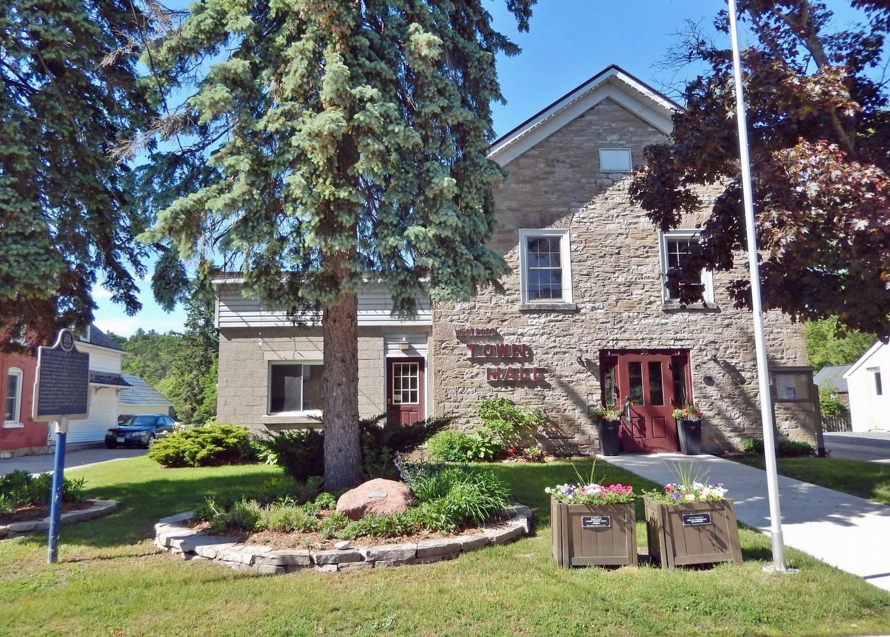 Westport Town Hall (<i>south/front elevation</i>). Click for full size. Westport Town Hall (<i>south/front elevation</i>) image. Click for full size.