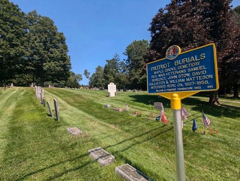 Patriot Burials Marker image. Click for full size.