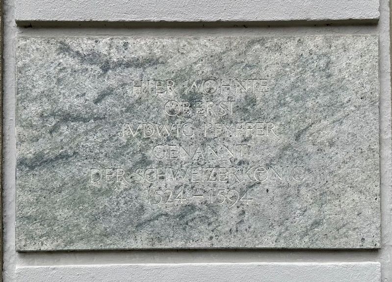 Ludwig Pfyffer Marker. Click for full size. Ludwig Pfyffer Marker image. Click for full size.