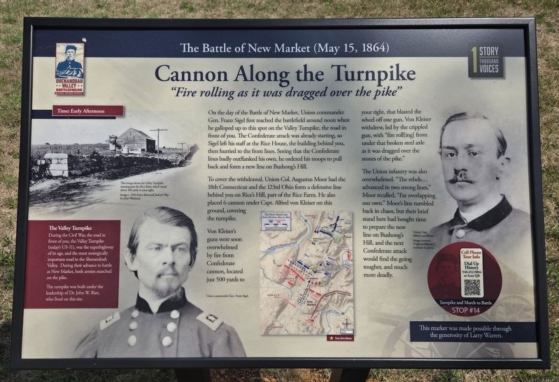 Cannon Along the Turnpike Marker image. Click for full size.