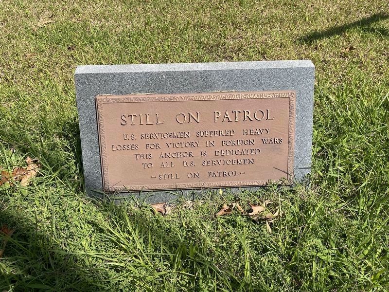 Still on Patrol Memorial. Click for full size. Still on Patrol Memorial image. Click for full size.
