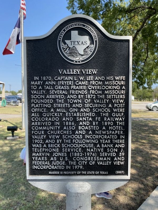 Valley View Marker image. Click for full size.