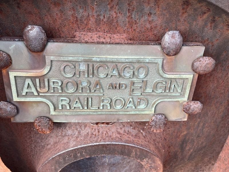 Railroad signage on the trail. Click for full size. Railroad signage on the trail image. Click for full size.