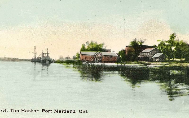 Postcard of Port Maitland Harbor, ca 1910. Click for full size. Postcard of Port Maitland Harbor, ca 1910 image. Click for full size.