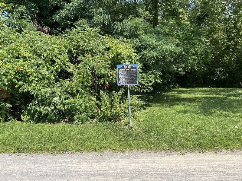 Greece Erie Canals Marker image. Click for full size.