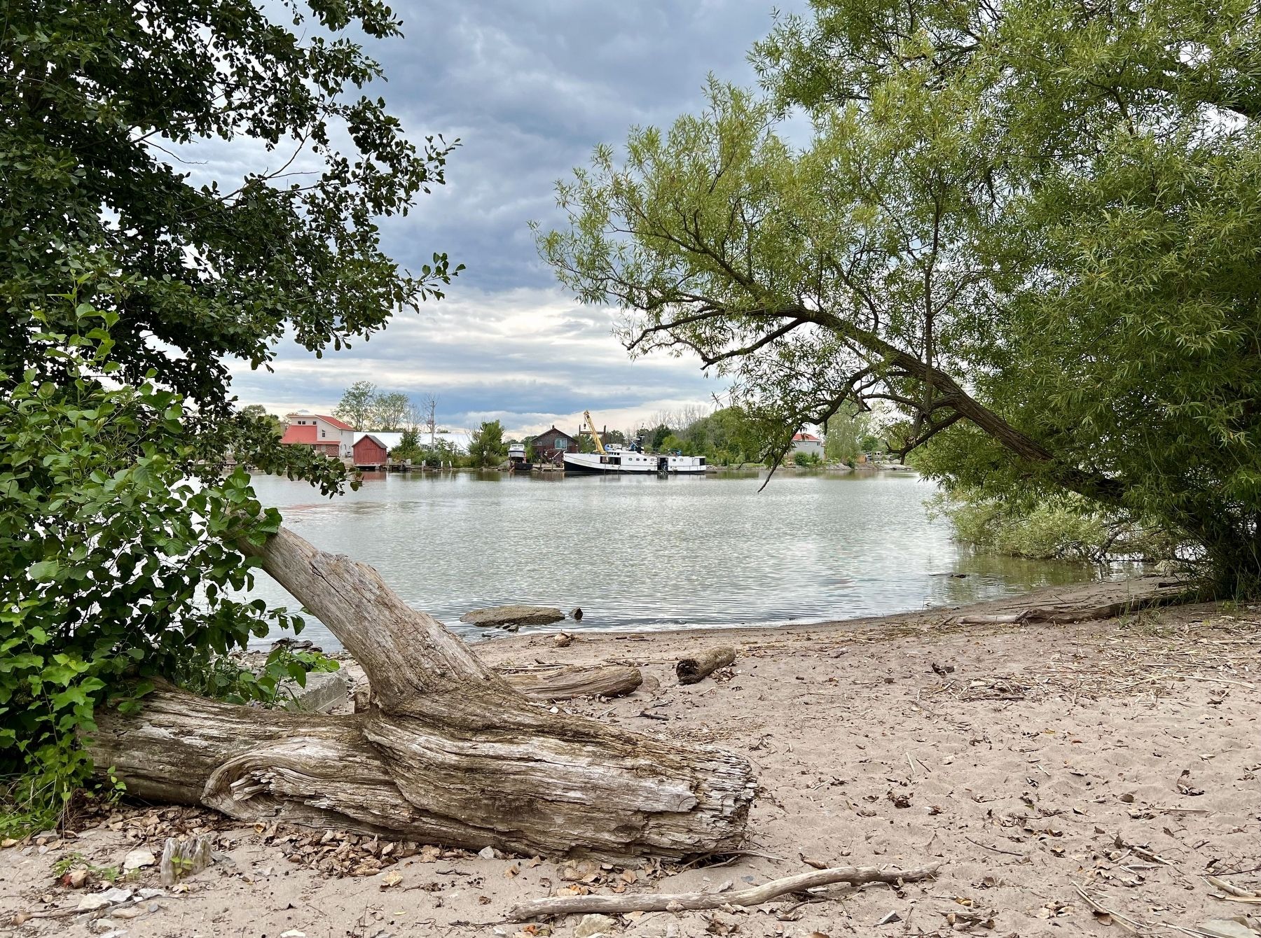 Fishing boat at Port Maitland Harbour, 2024. Click for full size. Fishing boat at Port Maitland Harbour, 2024 image. Click for full size.