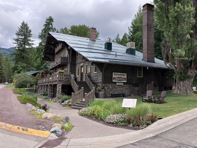 Belton Chalet and Marker image. Click for full size.